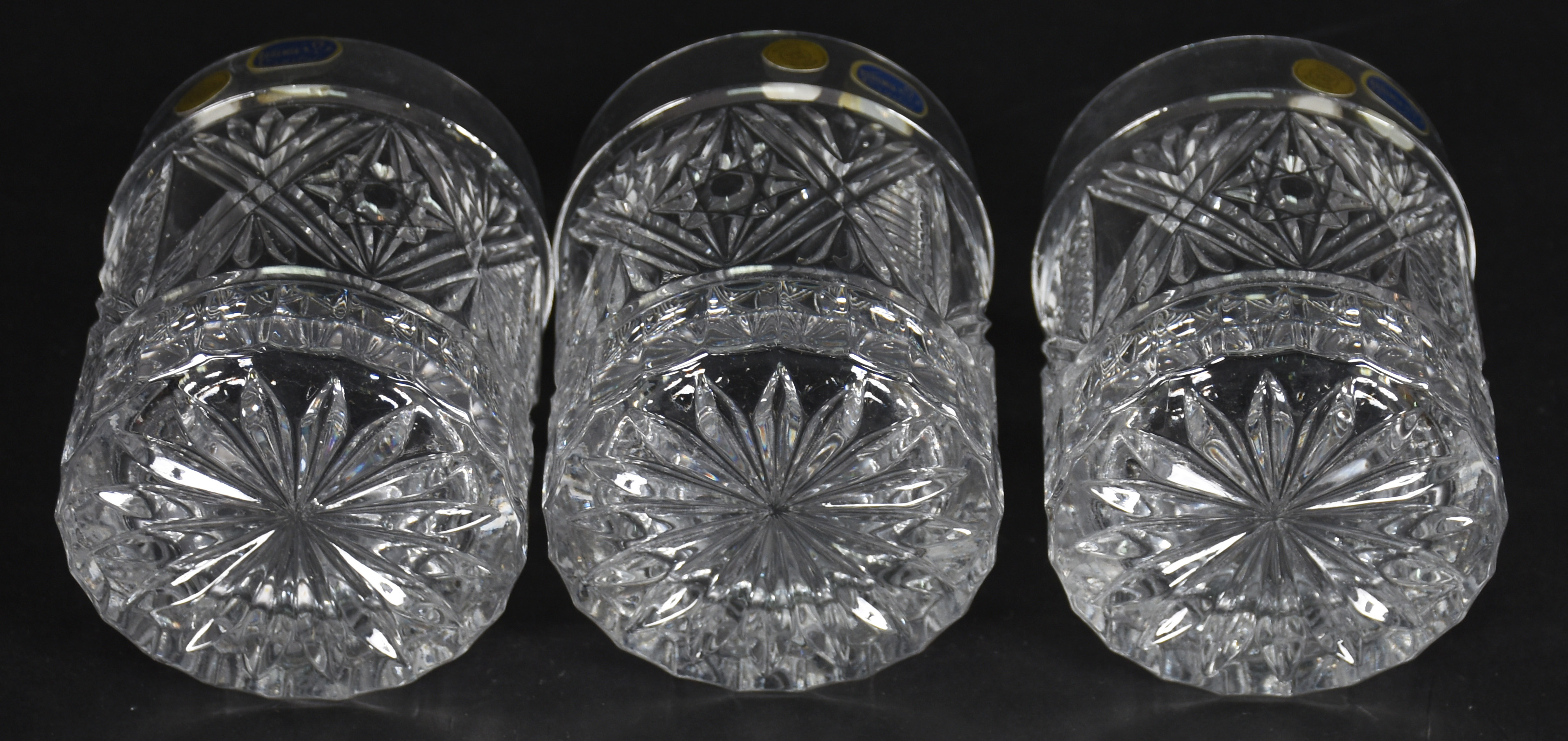 Seis copos para whisky de cristal da Bohemia lapidado. - foto 3 de 3