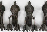 Quatro apliques de metal - Quatro apliques de metal