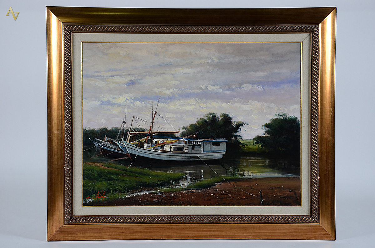 RAIMUNDO BOTELHO - Barco do Maranhão - ost - 60 x 80 - foto 1 de 4