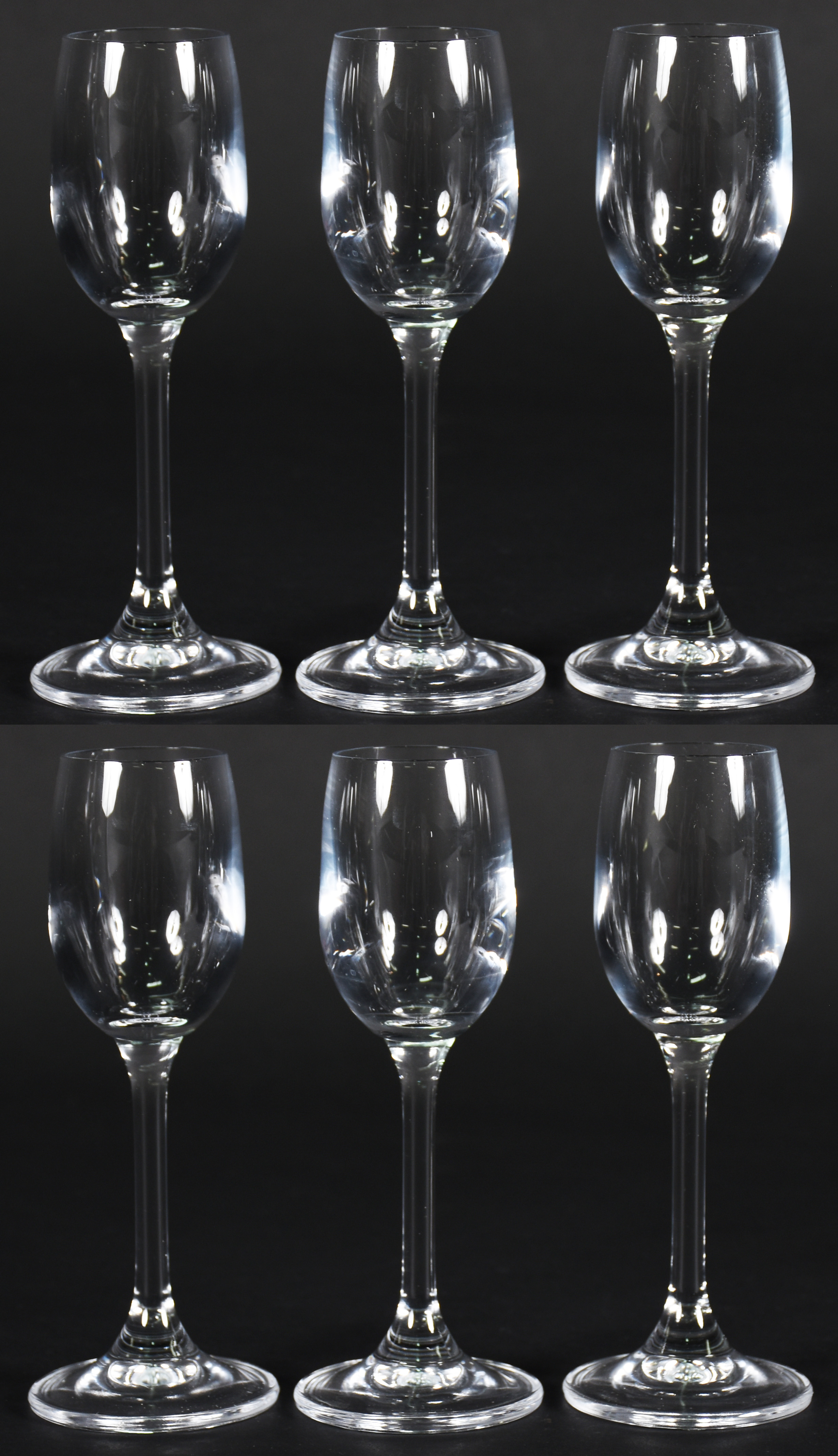 Seis taças para licor 60 ml de cristal da Bohemia - foto 1 de 2