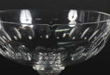 Cinco taças de champagne diversas de cristal fr... - Cinco taças de champagne diversas de cristal frances lapidado, possivelmente Baccarat.