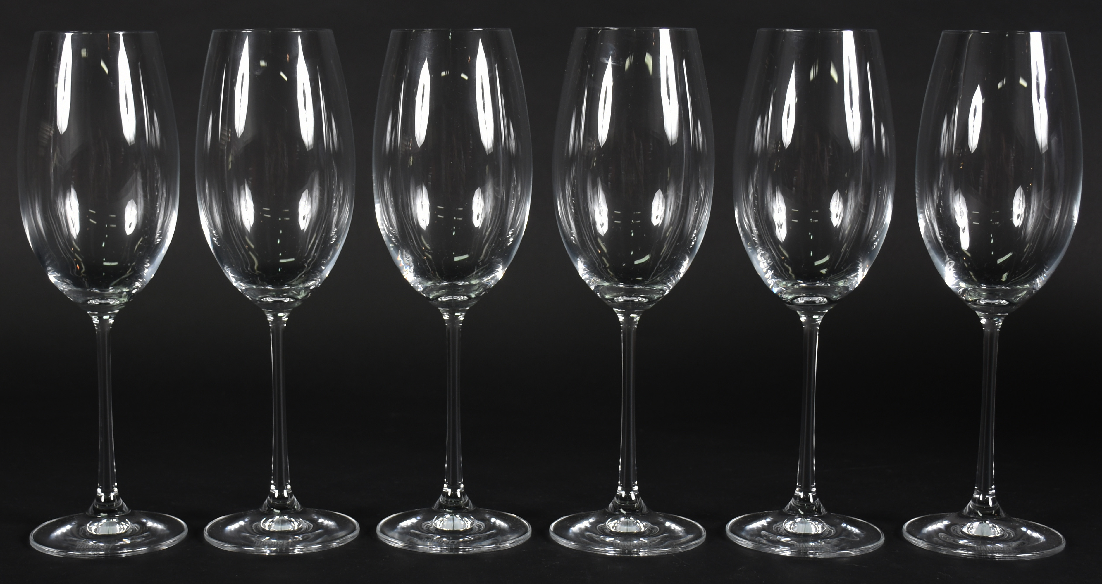 Seis taças de cristal da Bohemia para vinho branco 460 ml - foto 1 de 3