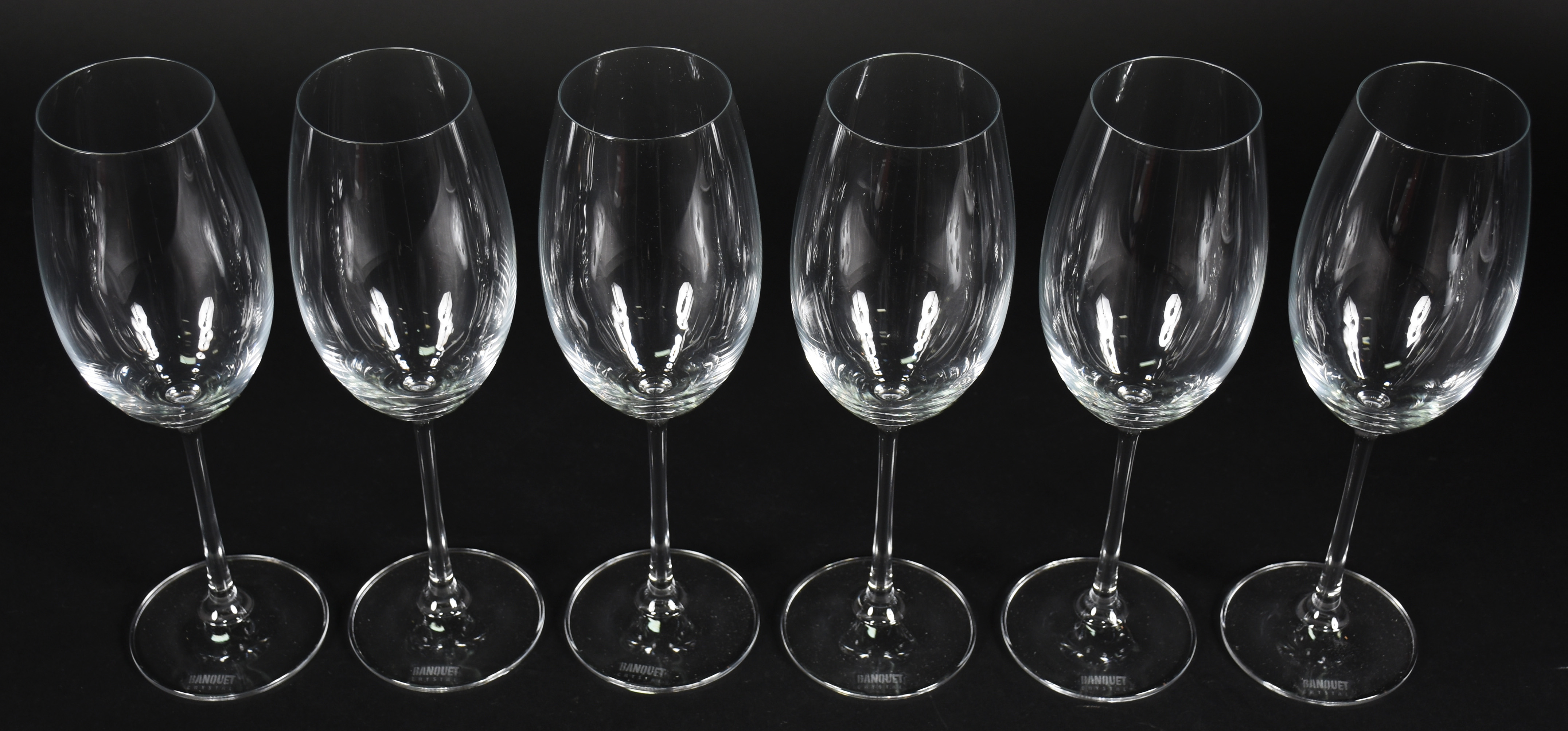 Seis taças de cristal da Bohemia para vinho branco 460 ml - foto 2 de 3