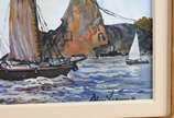 Alcy Vianna (1937), Marinha com barcos - o.s.e.