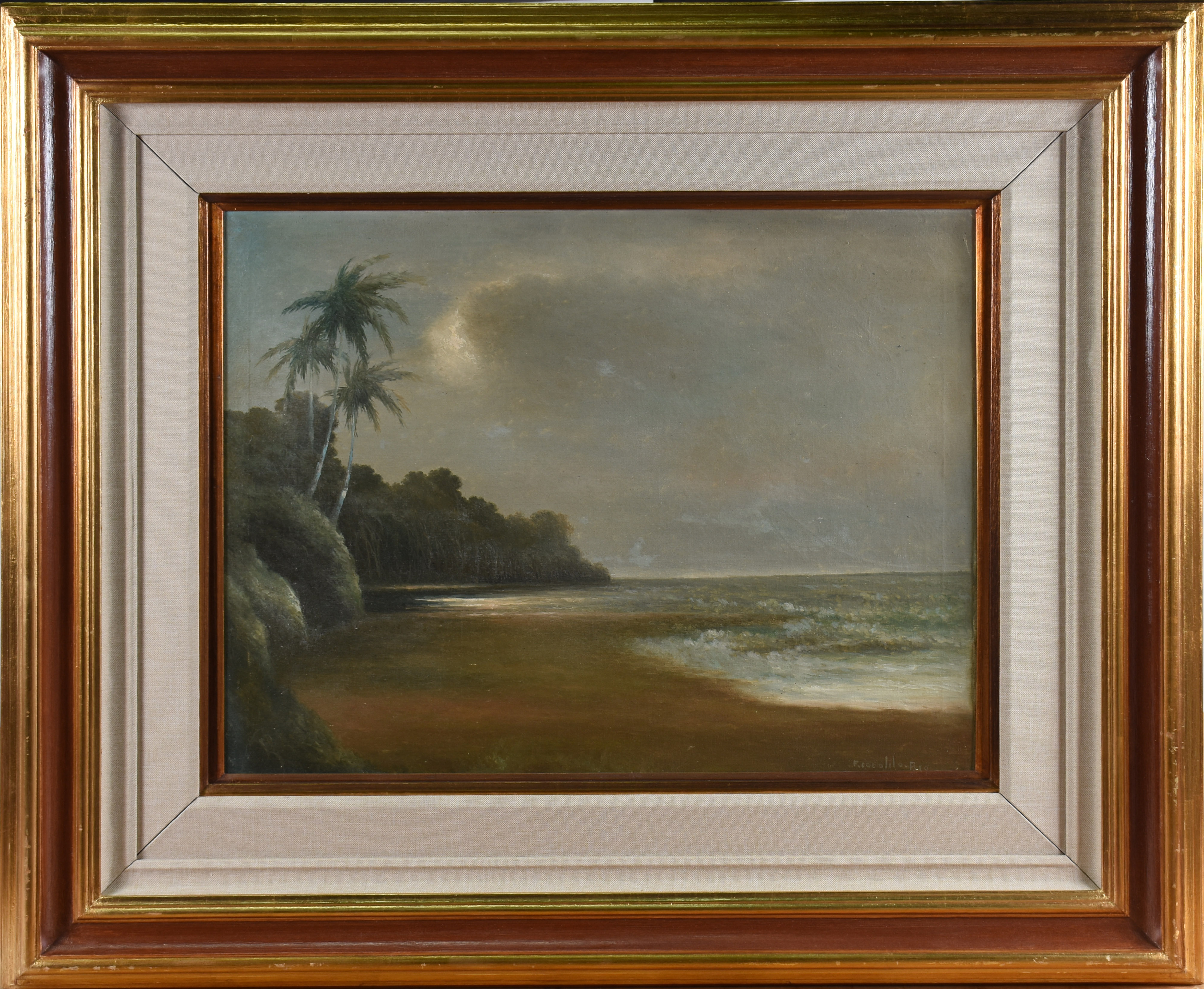 Francisco Coculilo (1893-1971), Costa da praia do Rio de Janeiro - foto 1 de 3