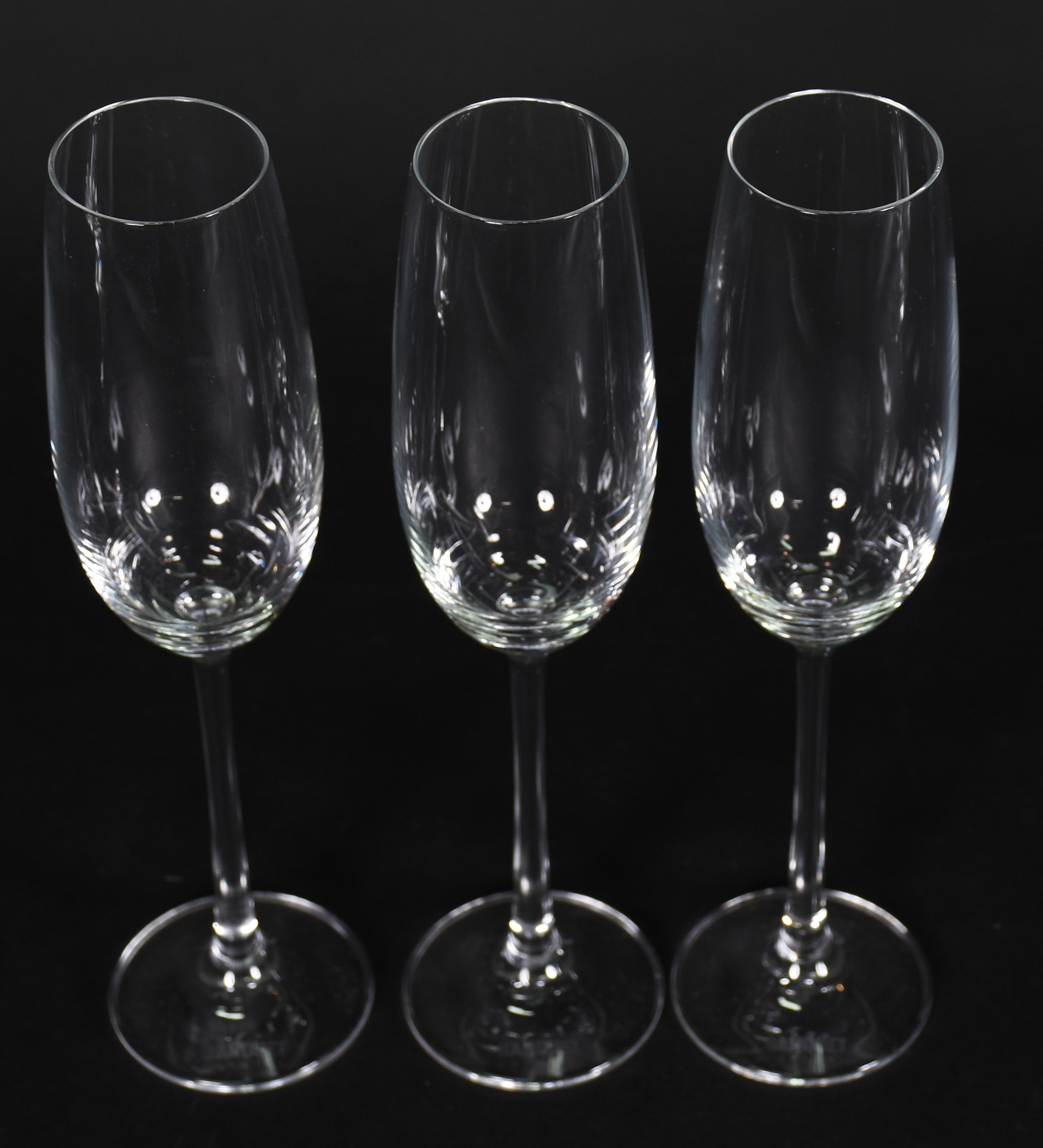 Seis flutes de cristal da Bohemia 180ml - foto 2 de 3