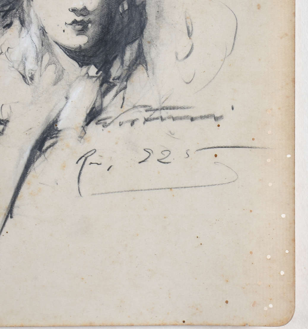 Cândido Portinari (1903-1962), Moça com chapéu - foto 2 de 4