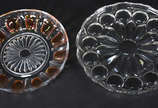 Dois pratos de cristal para bolo - Dois pratos de cristal para bolo