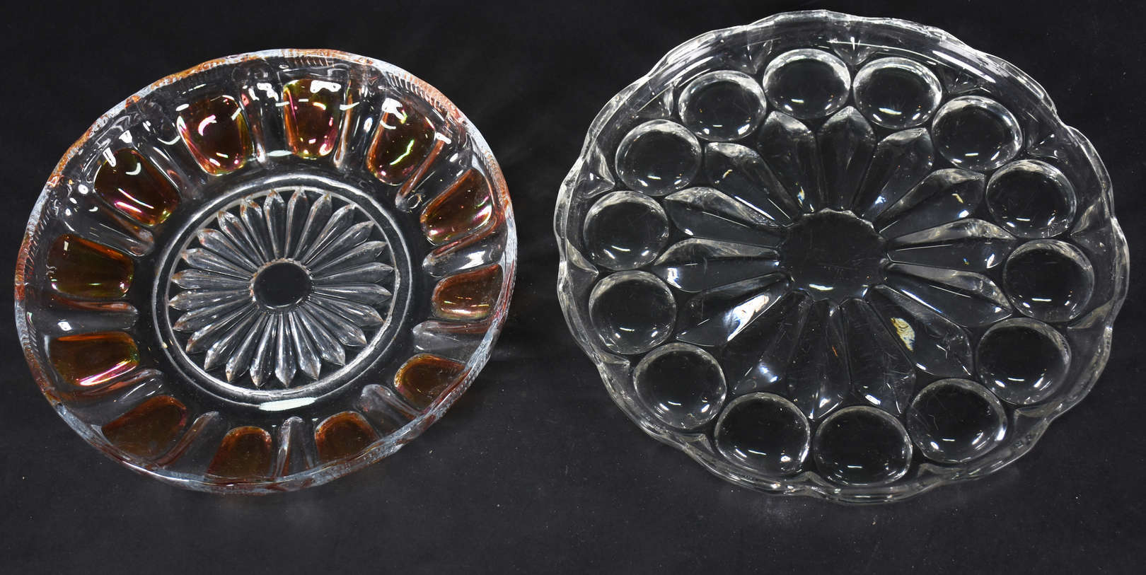 Dois pratos de cristal para bolo - foto 1 de 4