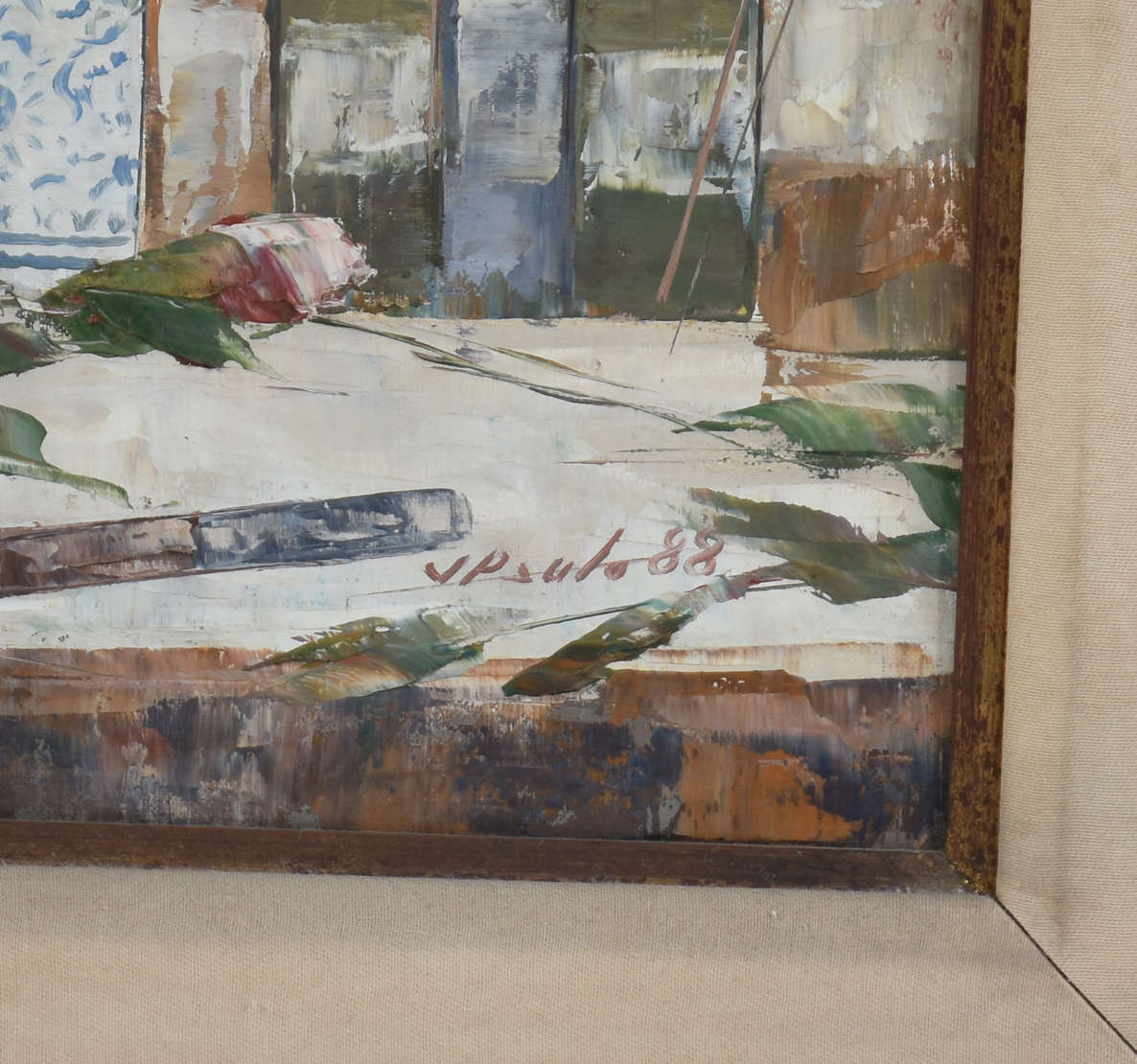 José Paulo Moreira da Fonseca (1922-2004), As rosas e a pintura - foto 2 de 3