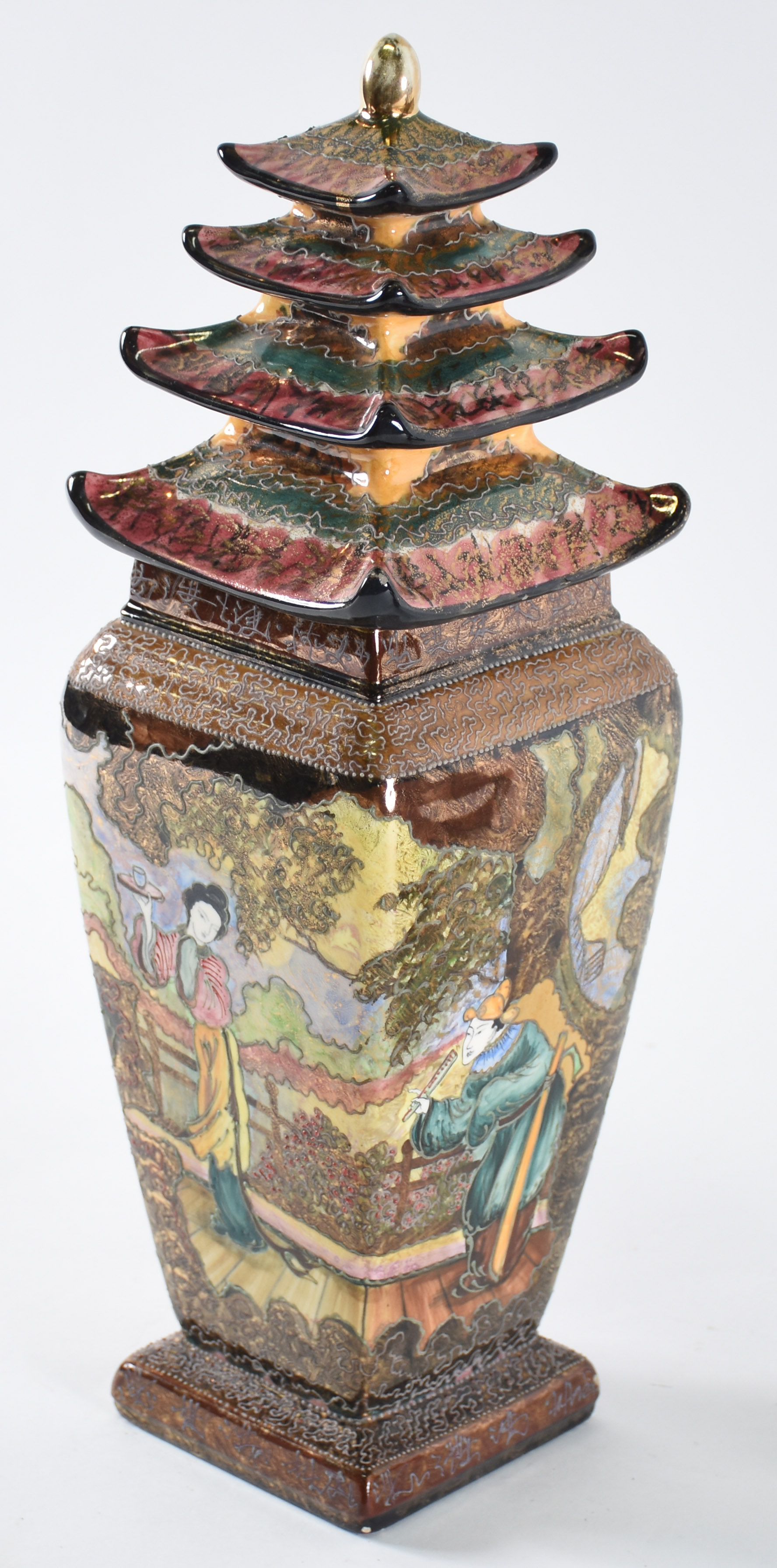 Dois vasos de porcelana oriental - foto 3 de 4