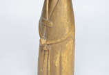 Escultura em madeira representando Nossa Senhor... - Escultura em madeira representando Nossa Senhora (Indonésia). Altura total 51 cm.