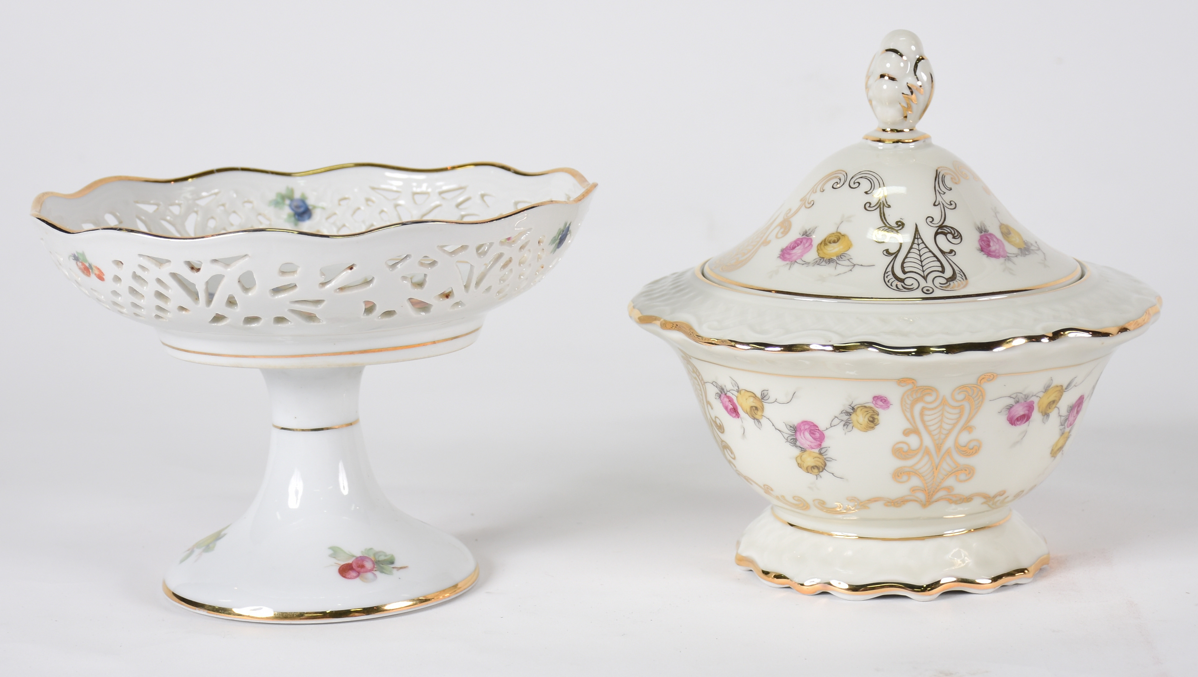 Bomboniere e fruteira da porcelana da Bavaria - foto 2 de 4