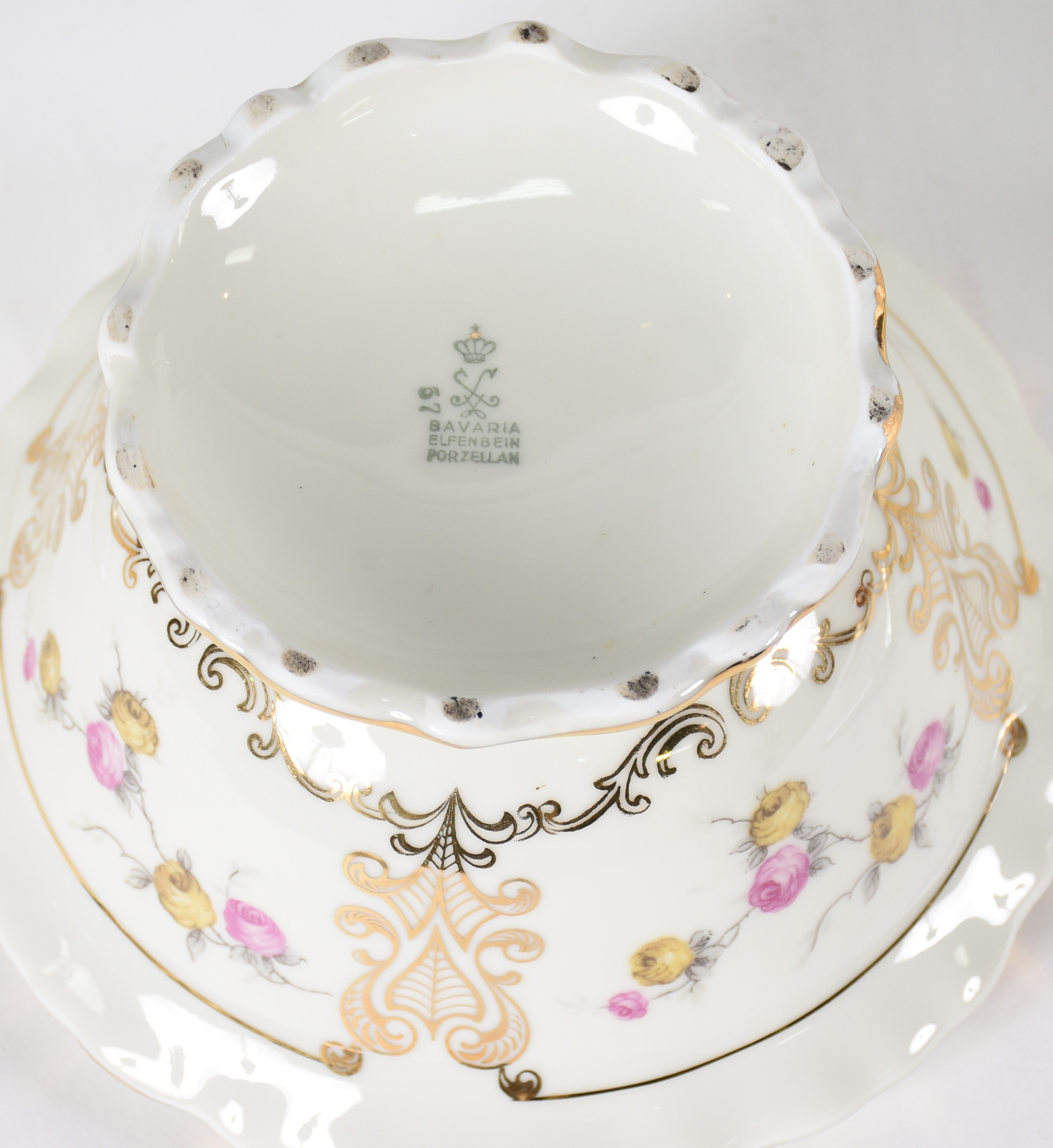 Bomboniere e fruteira da porcelana da Bavaria - foto 3 de 4
