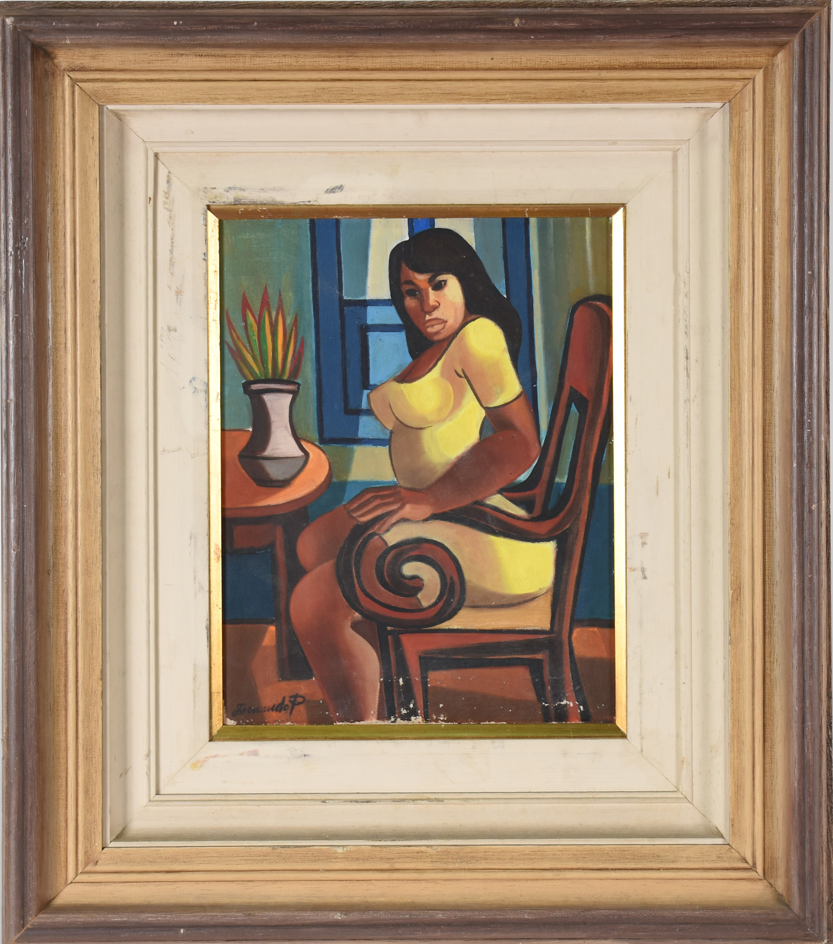 Fernando P. (1917-2005), Mulher na cadeira - foto 1 de 3