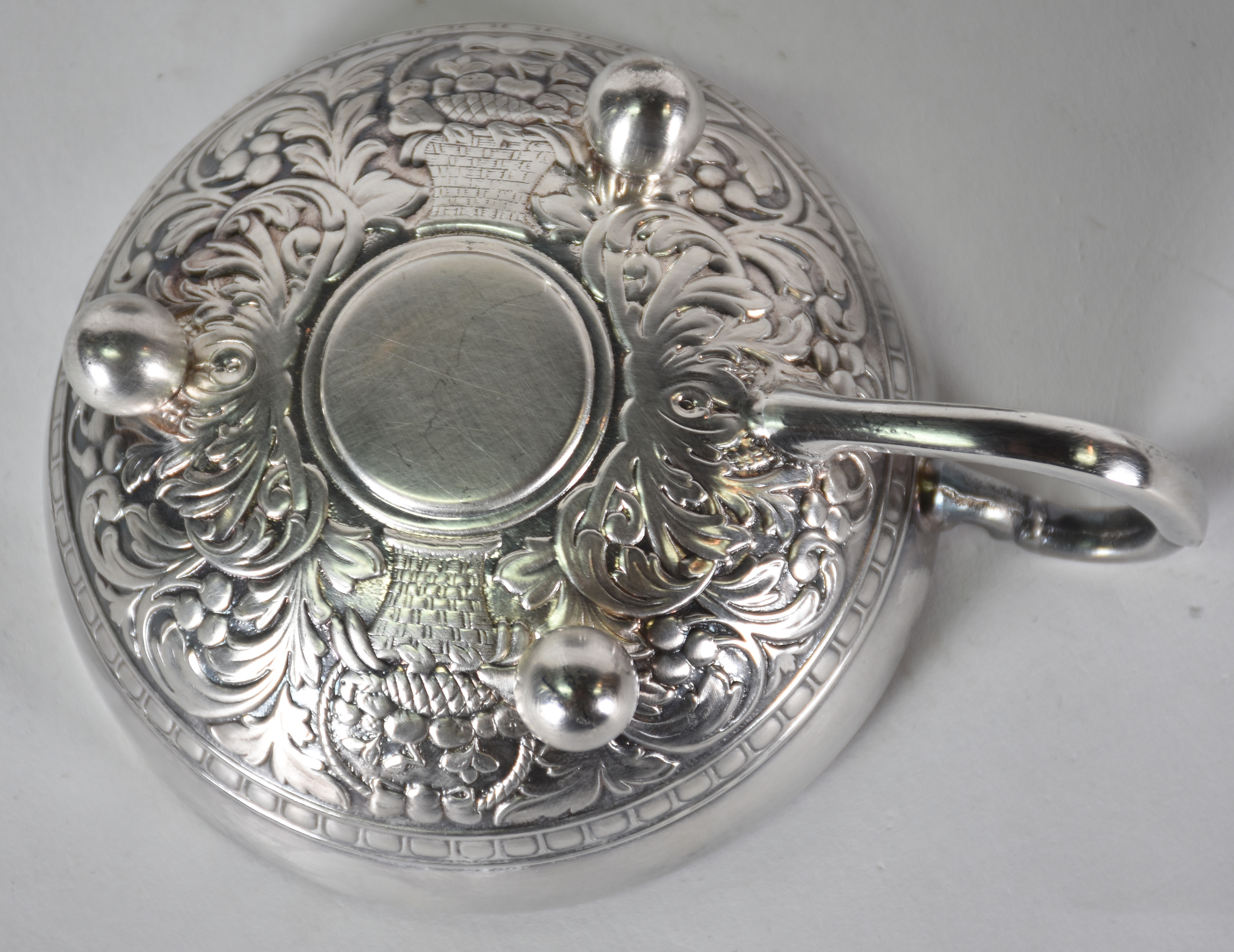 Diversas peças de metal prateado , sendo bandeja ART NOUVEAU WMF , 9... - foto 3 de 5