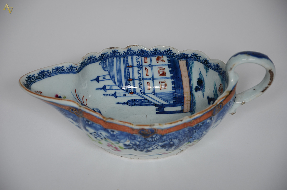 Covilhete de porcelana Cia. das Índias. Altura 05 cm. - foto 3 de 4