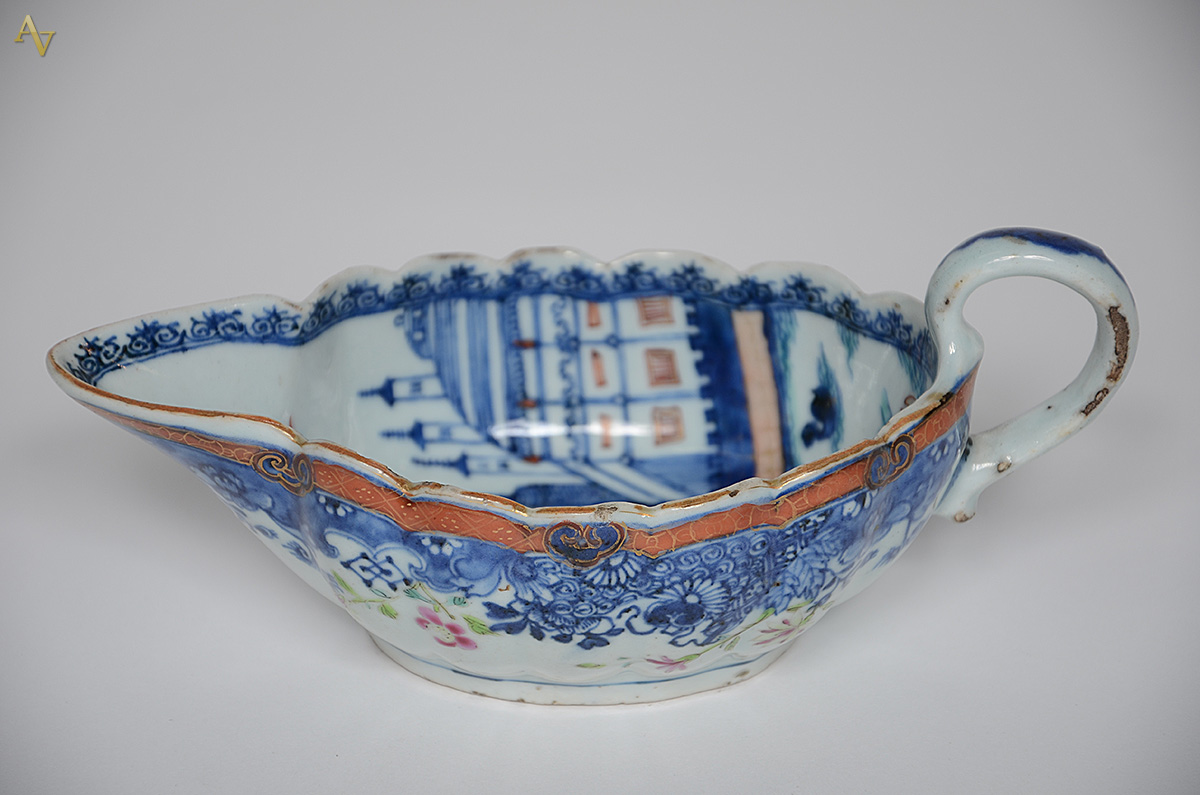 Covilhete de porcelana Cia. das Índias. Altura 05 cm. - foto 4 de 4