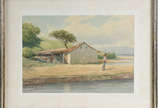 LIBINDO FERRAZ (1877 / 1951),  - Aquarela ,datada de 1945