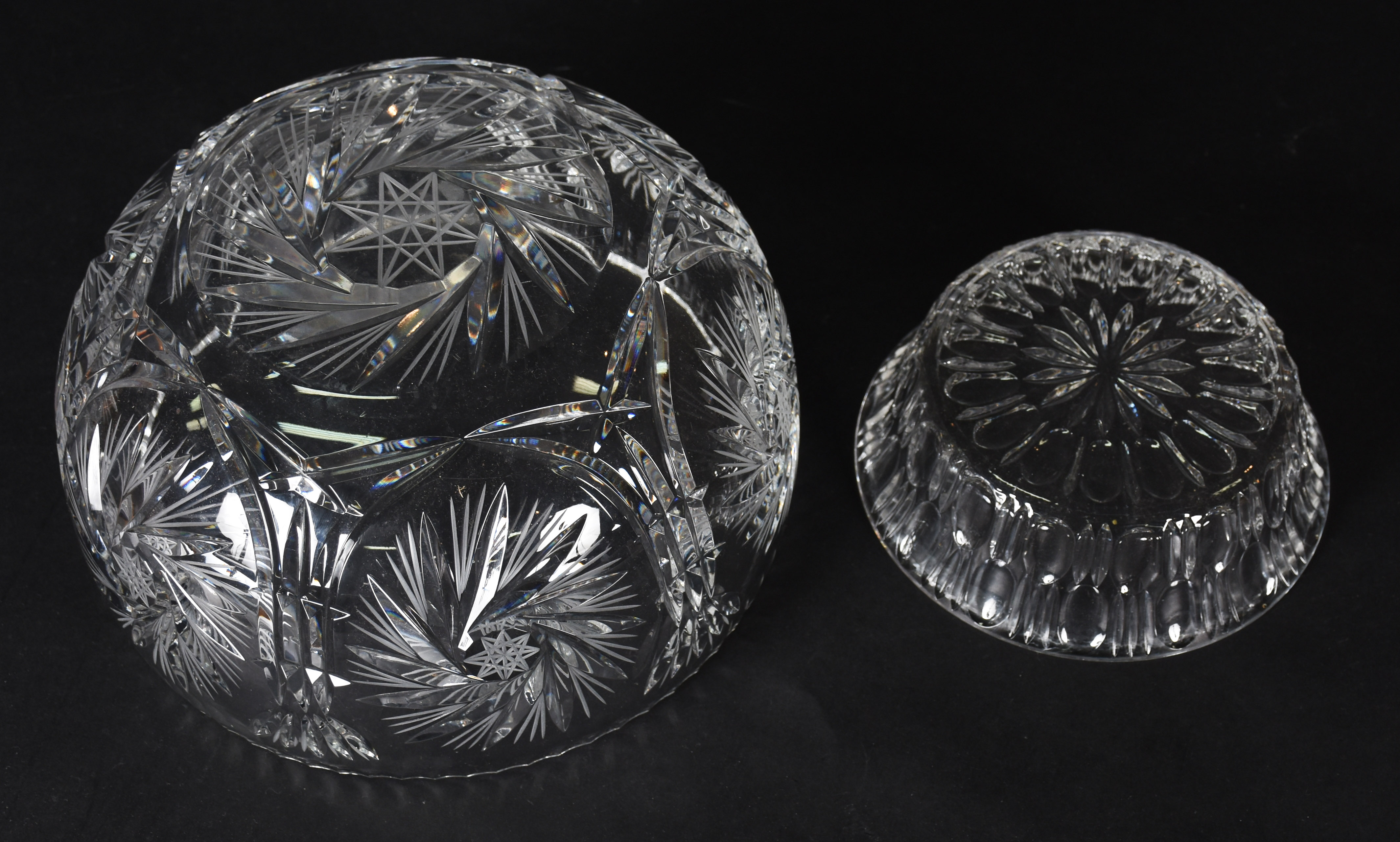 Dois bowls de cristal , 1 grande e 1 pequeno - foto 3 de 3