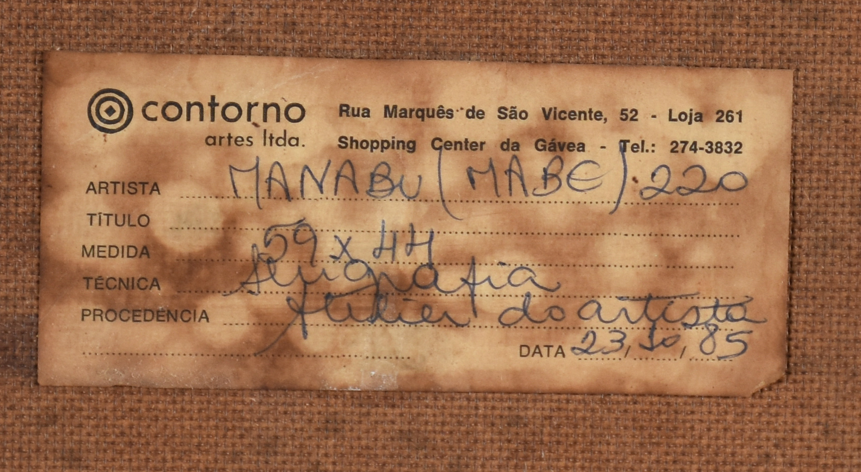 Manabu Mabe (1924-1997) - foto 5 de 5