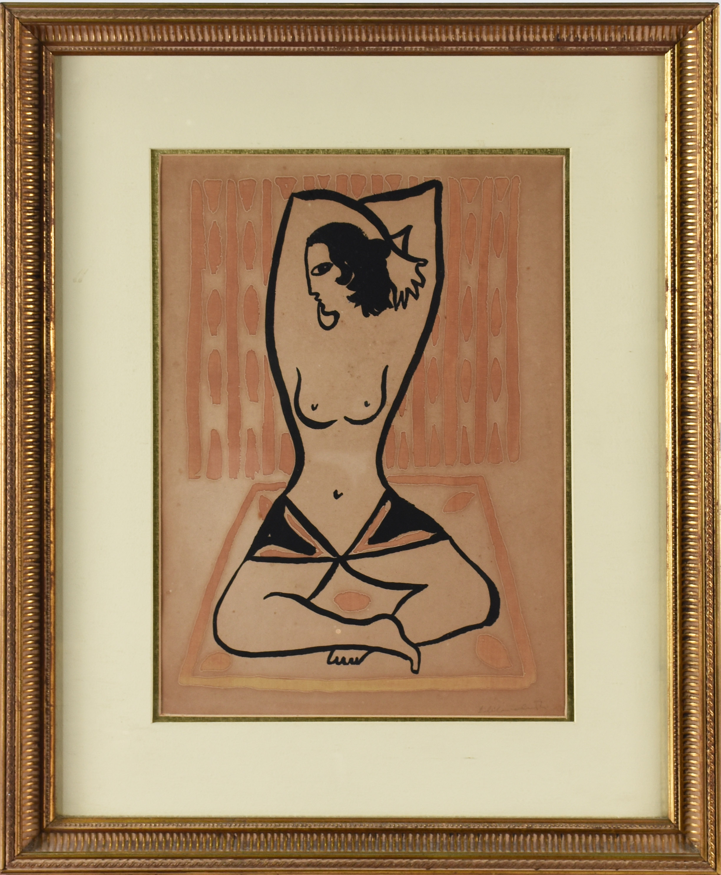 Di Cavalcanti (1897-1976), Figura feminina - foto 1 de 2