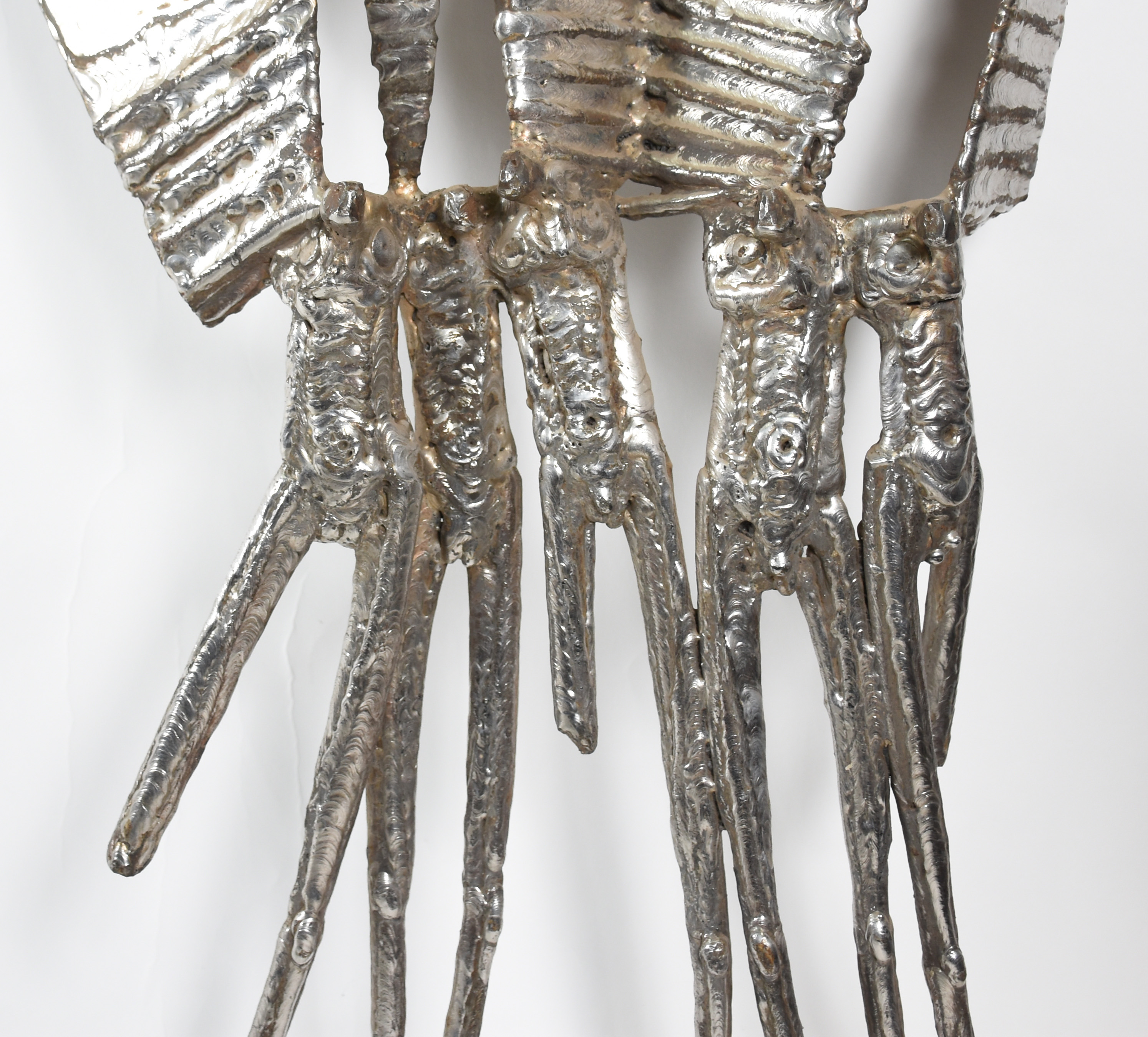 Escultura em aço inox soldado, datada de Novembro de 1984 - foto 1 de 5