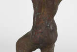 Mario Agostinelli (1915-2000), Figura feminina - Escultura de bronze com base de mármore.  SEM ASSINATURA