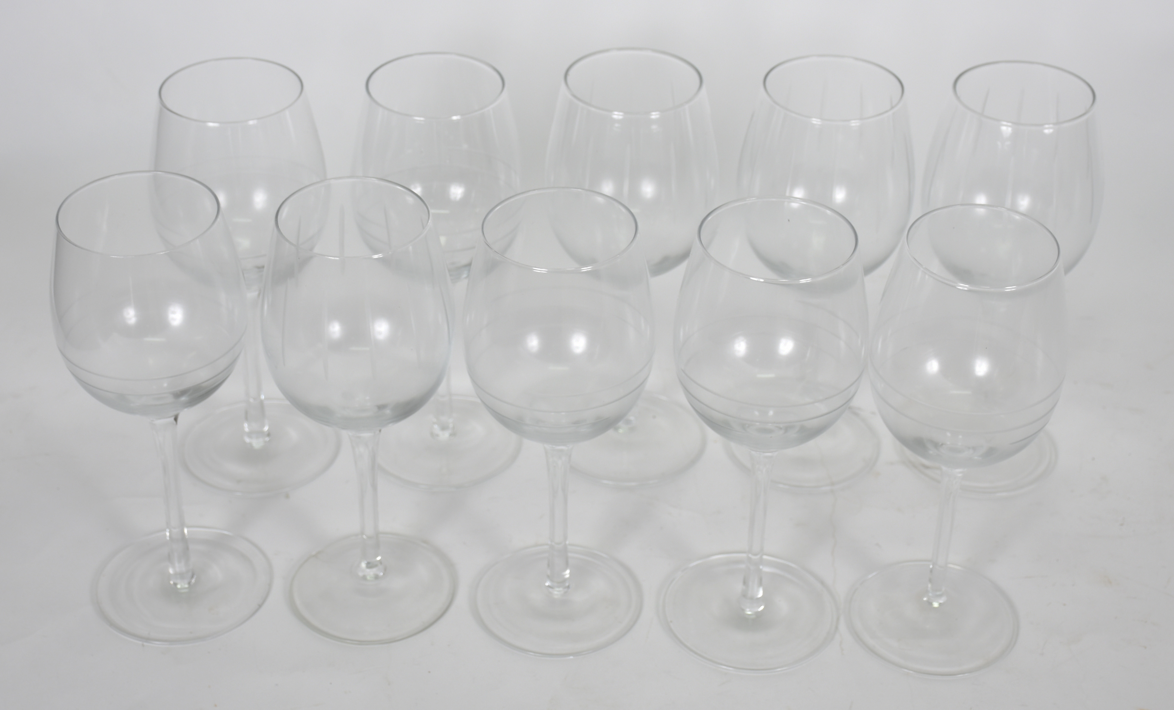 Dez taças para vinho , 2 modelos . - foto 1 de 2