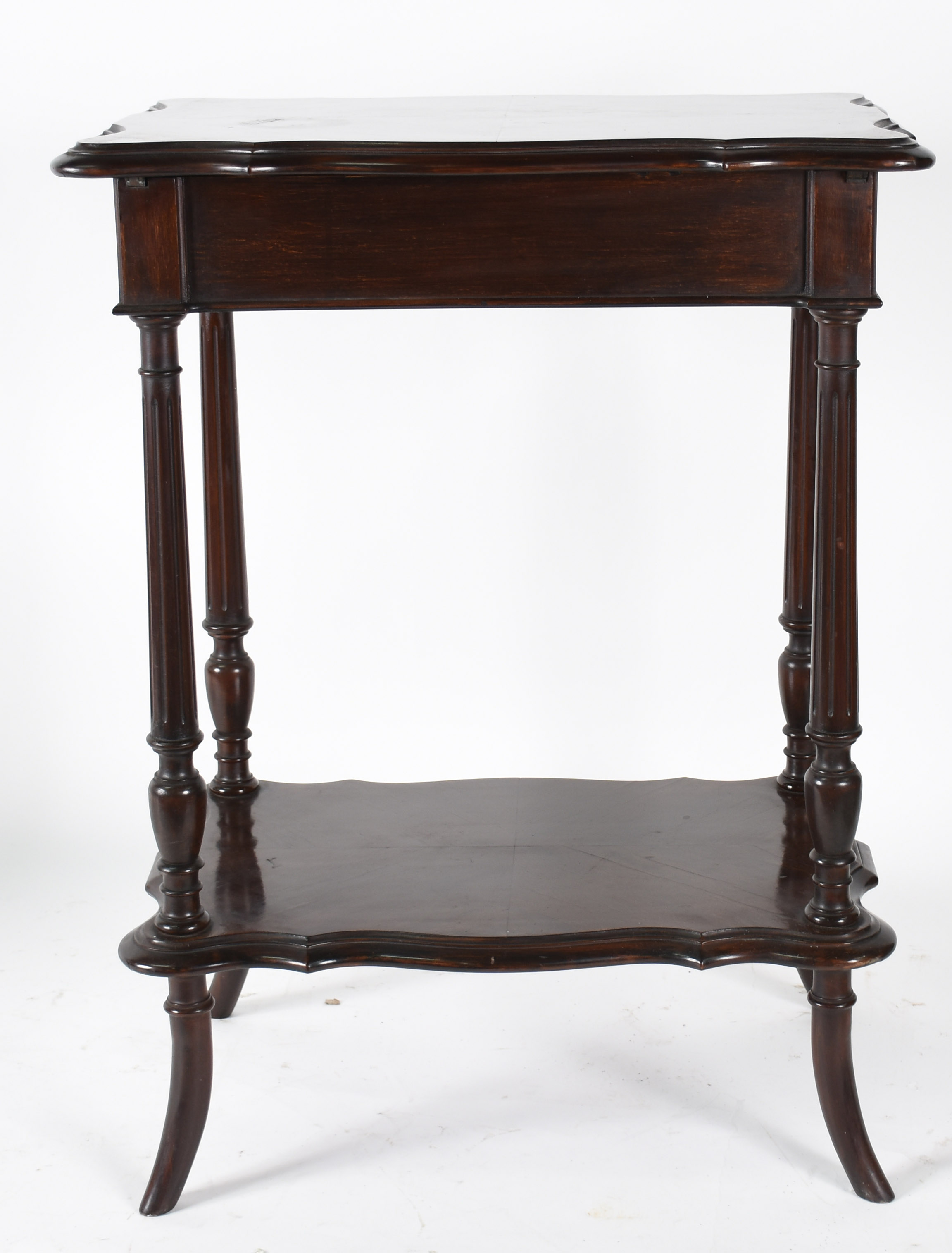 Mesa costureira de madeira nobre , tampo articulado com espelho... - foto 4 de 4