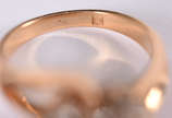 Antigo anel de ouro amarelo , aproximadamente 0... - Antigo anel de ouro amarelo , aproximadamente 0,3 ct de brilhante de lapidação antiga . Aro 17 ( Por questão de segurança a peça não se encontra...