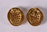 Par de brincos  de ouro 18 redondos com brilhan... - Par de brincos  de ouro 18 redondos com brilhantes ( Por questão de segurança a peça não se encontra na loja ) 
