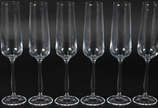 Seis flutes de cristal da Bohemia 235 ml - Seis flutes de cristal da Bohemia 235 ml