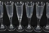 Seis flutes de cristal da Bohemia 185 ml - Seis flutes de cristal da Bohemia 185 ml