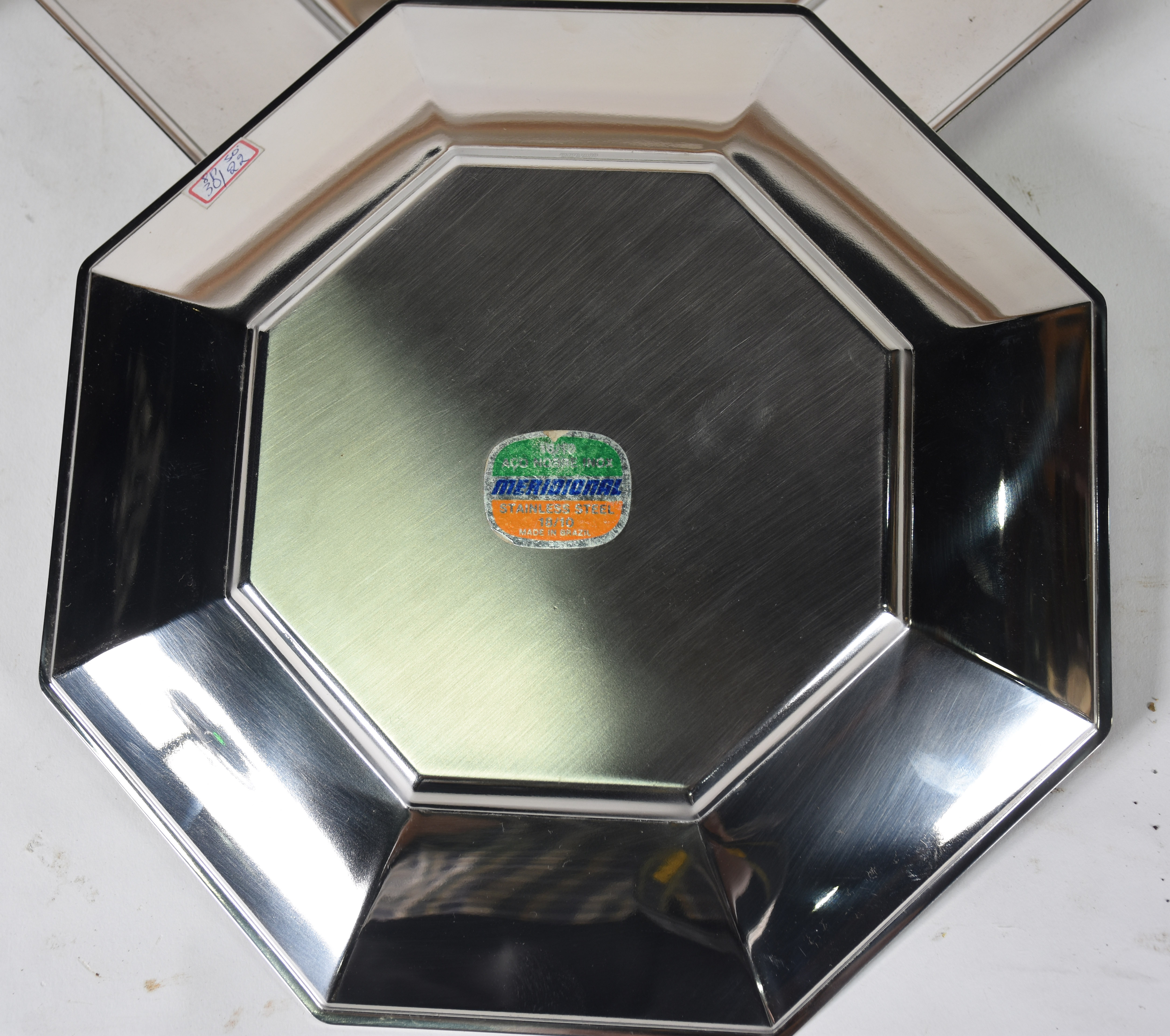 Baixela Meridional de inox, feitio oitavado com 5 peças . - foto 4 de 4