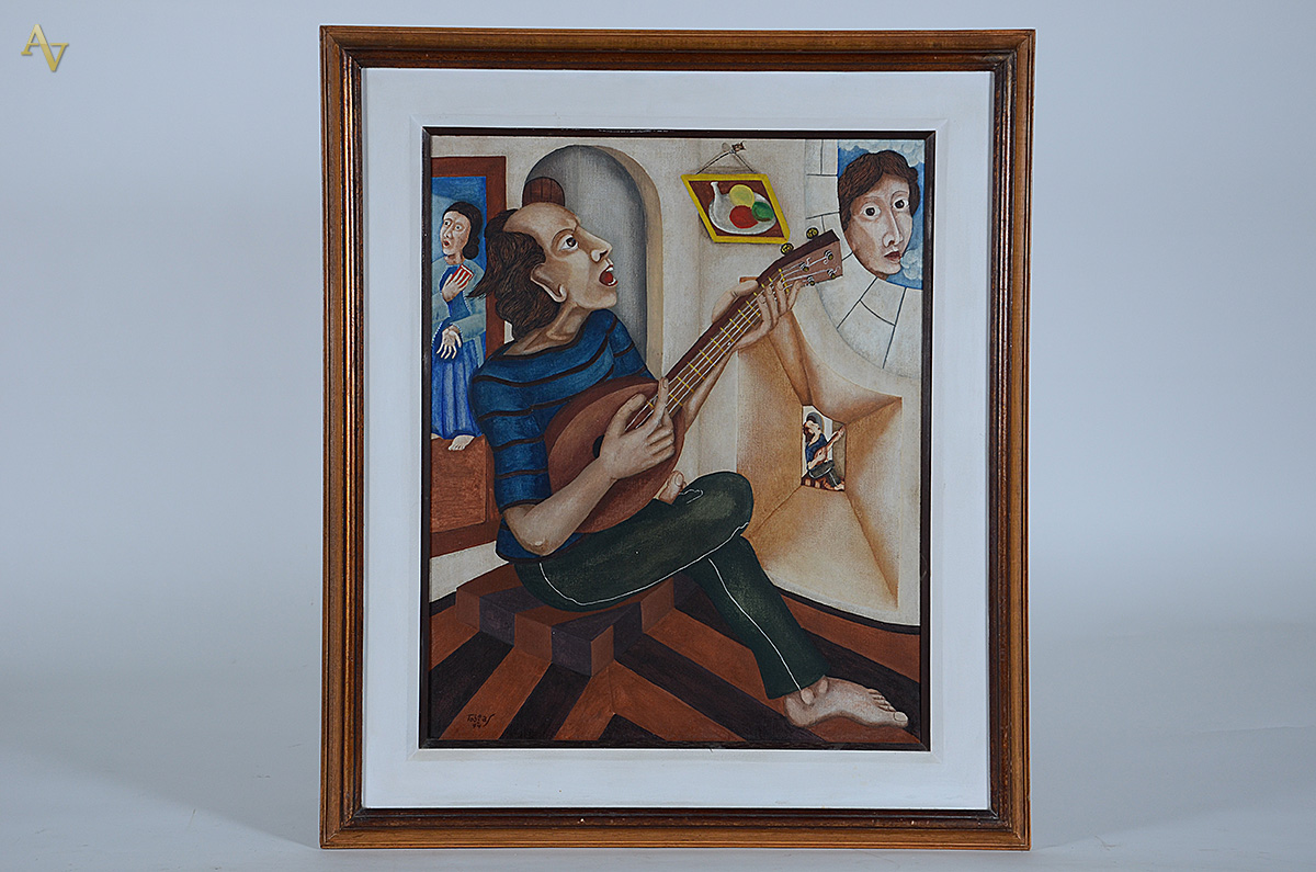 MARCIER, Tobias (1948 - 1982) - Figuras - 61 x 50 - datado 1994 - foto 1 de 3