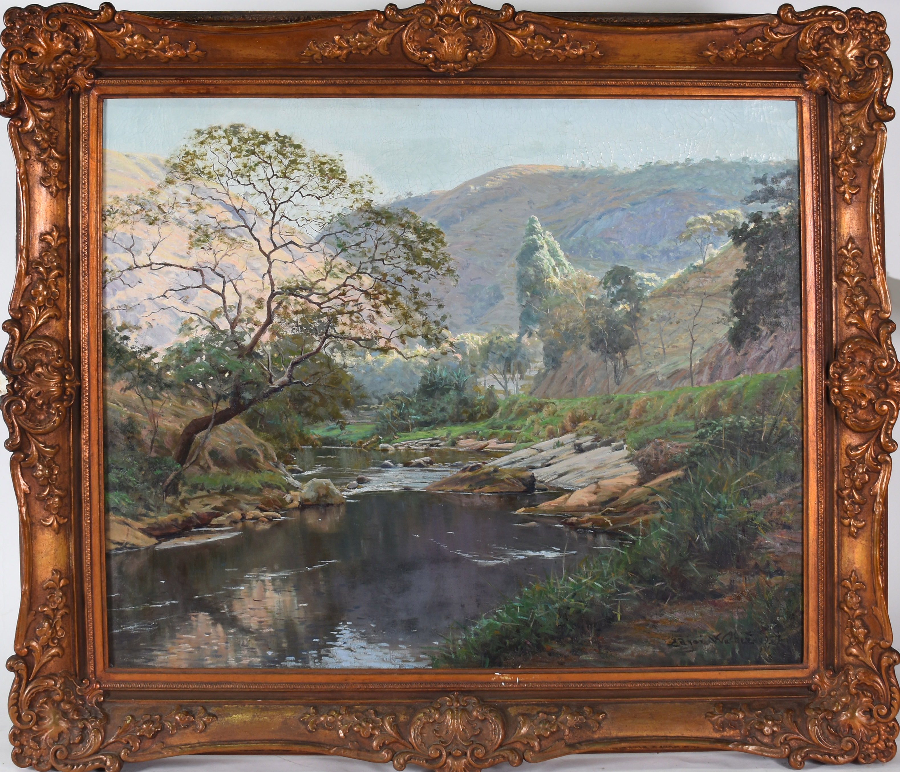Edgar Walter (1917-1944), Paisagem - datado 1957 - foto 1 de 3