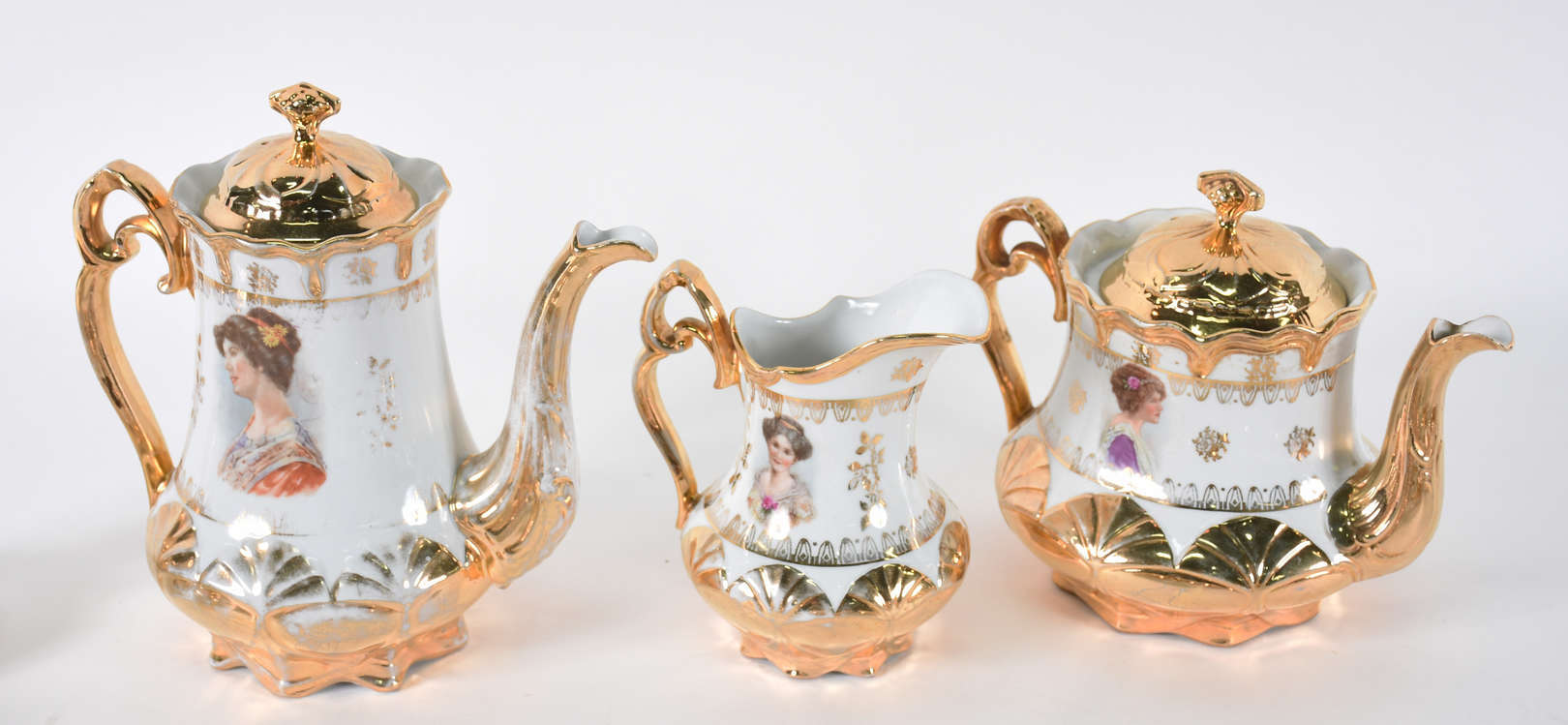 Aparelho de chá e café de porcelana Otto , composto de 2 bules... - foto 5 de 5