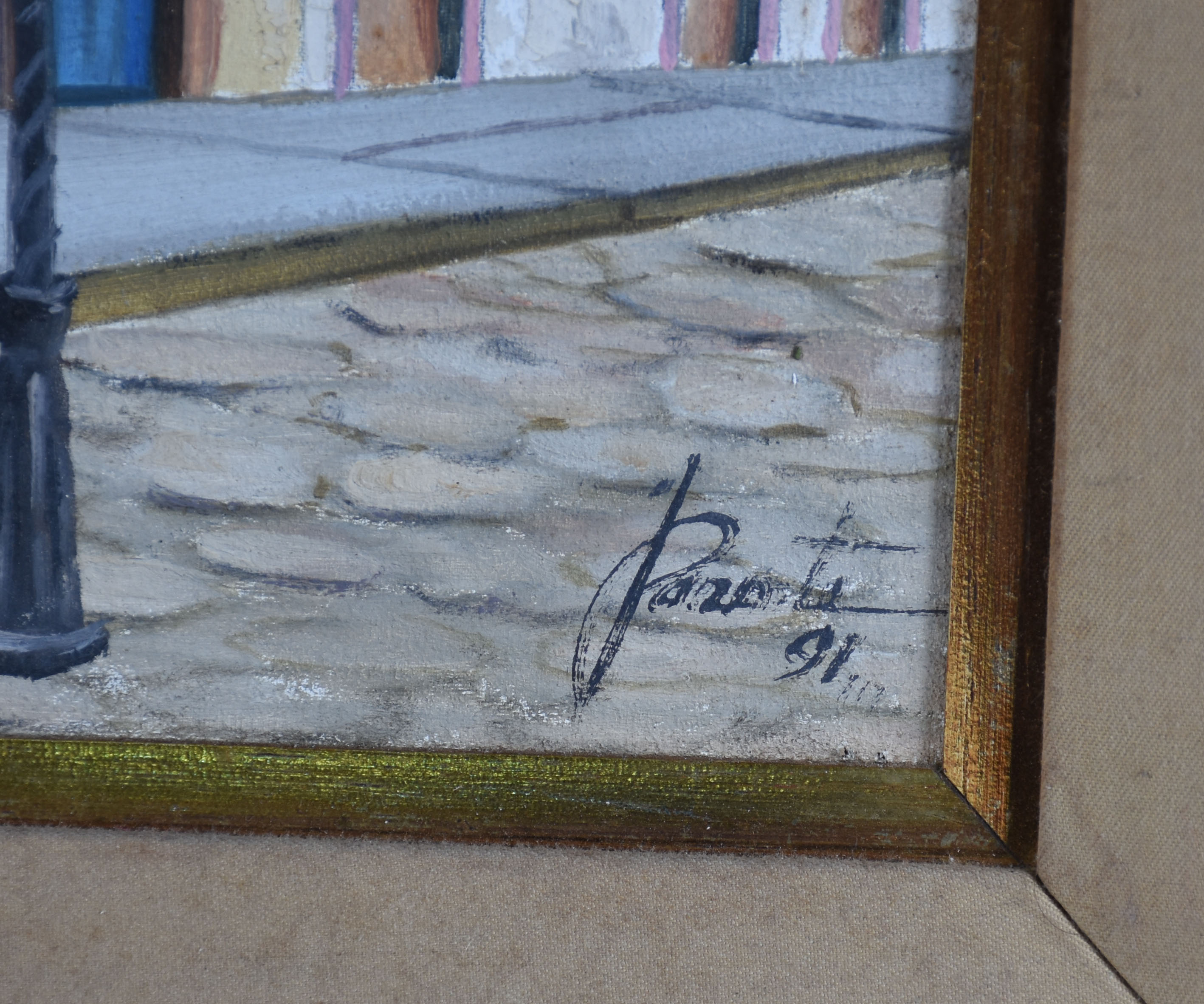 Pintura em louça , ASSINATURA NÃO IDENTIFICADA . o.s.m. , Assinatura... - foto 4 de 6