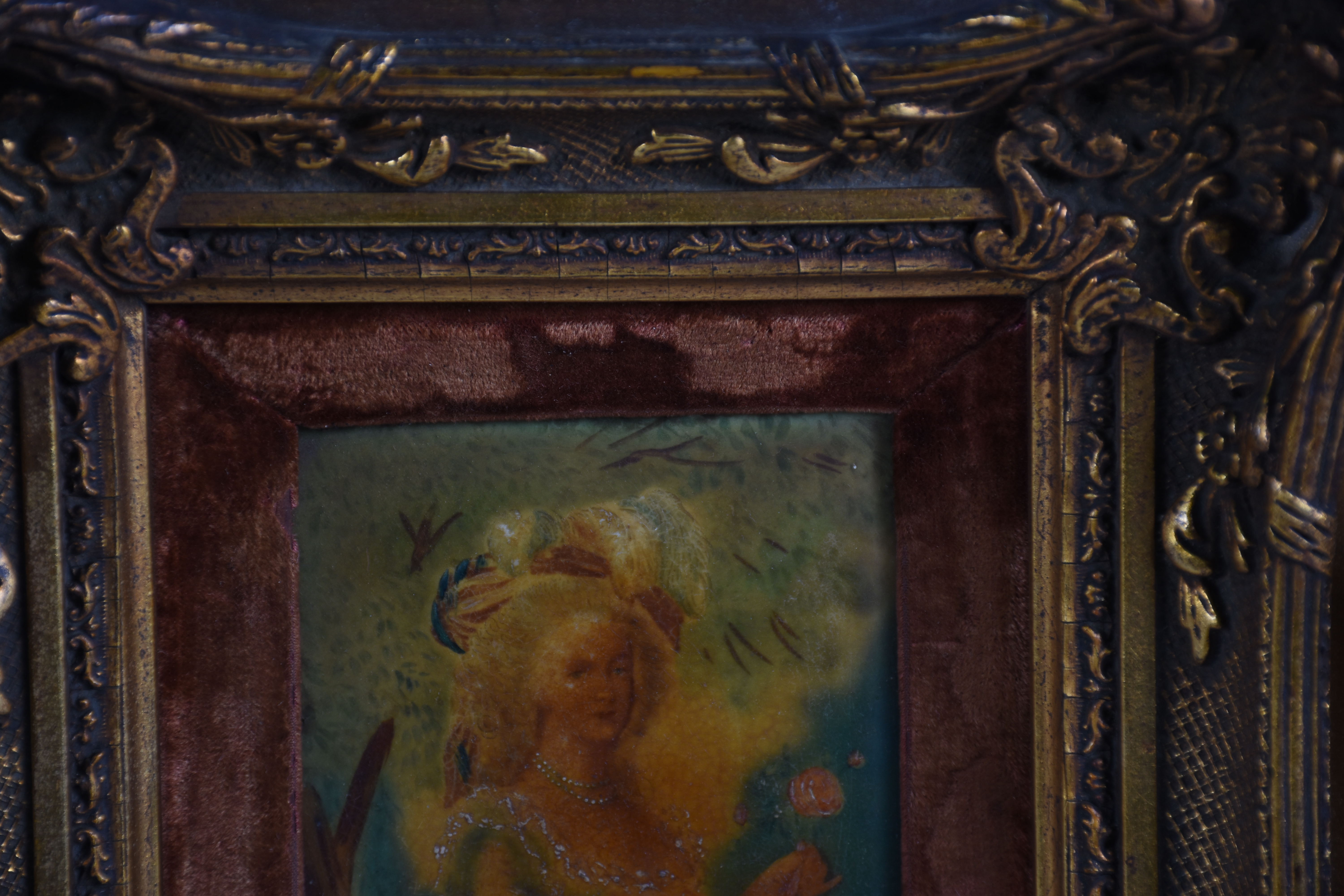 Pintura em louça , ASSINATURA NÃO IDENTIFICADA . o.s.m. , Assinatura... - foto 5 de 6