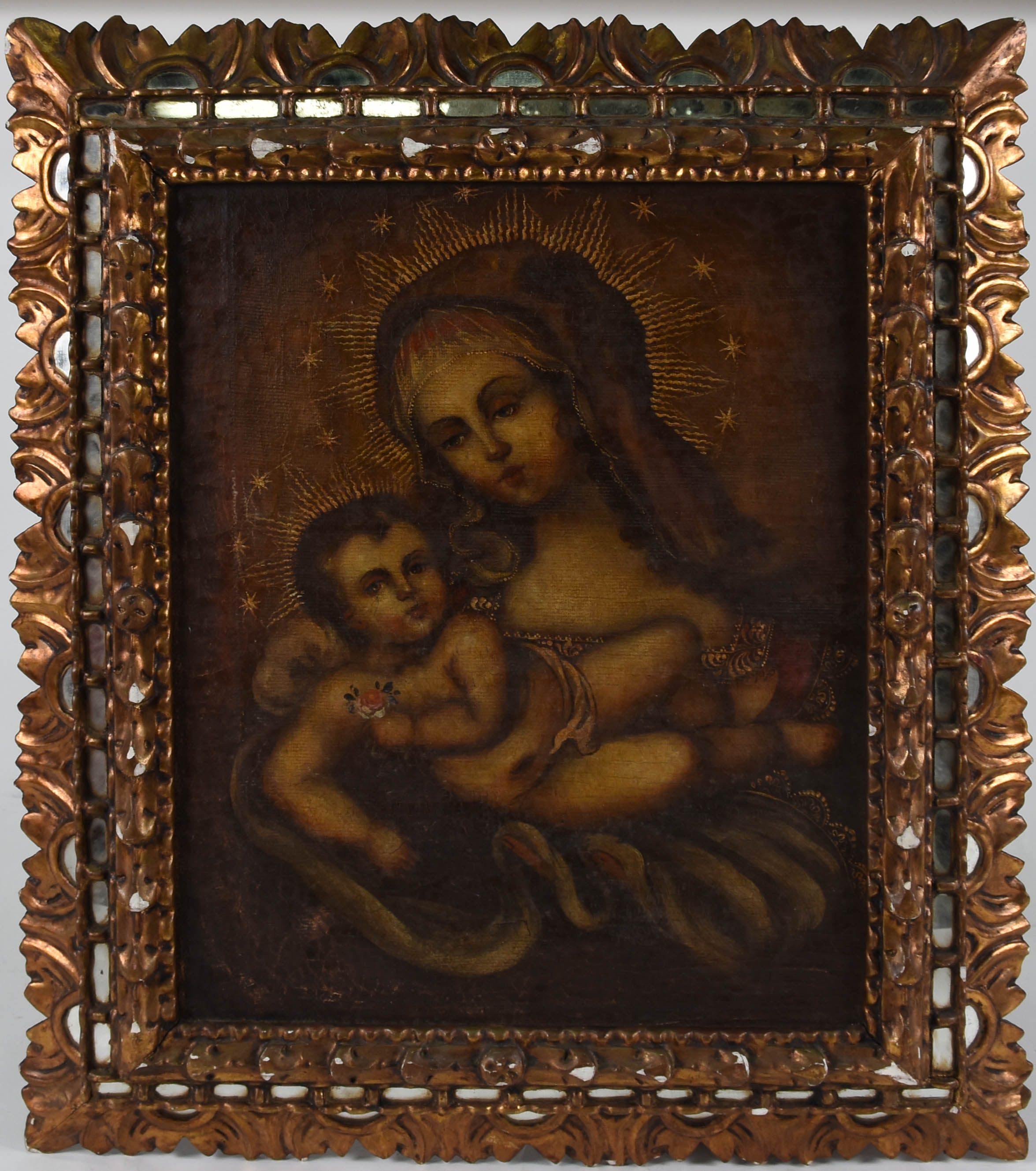 Escola Cusquenha (1538), Madona com criança - foto 1 de 3