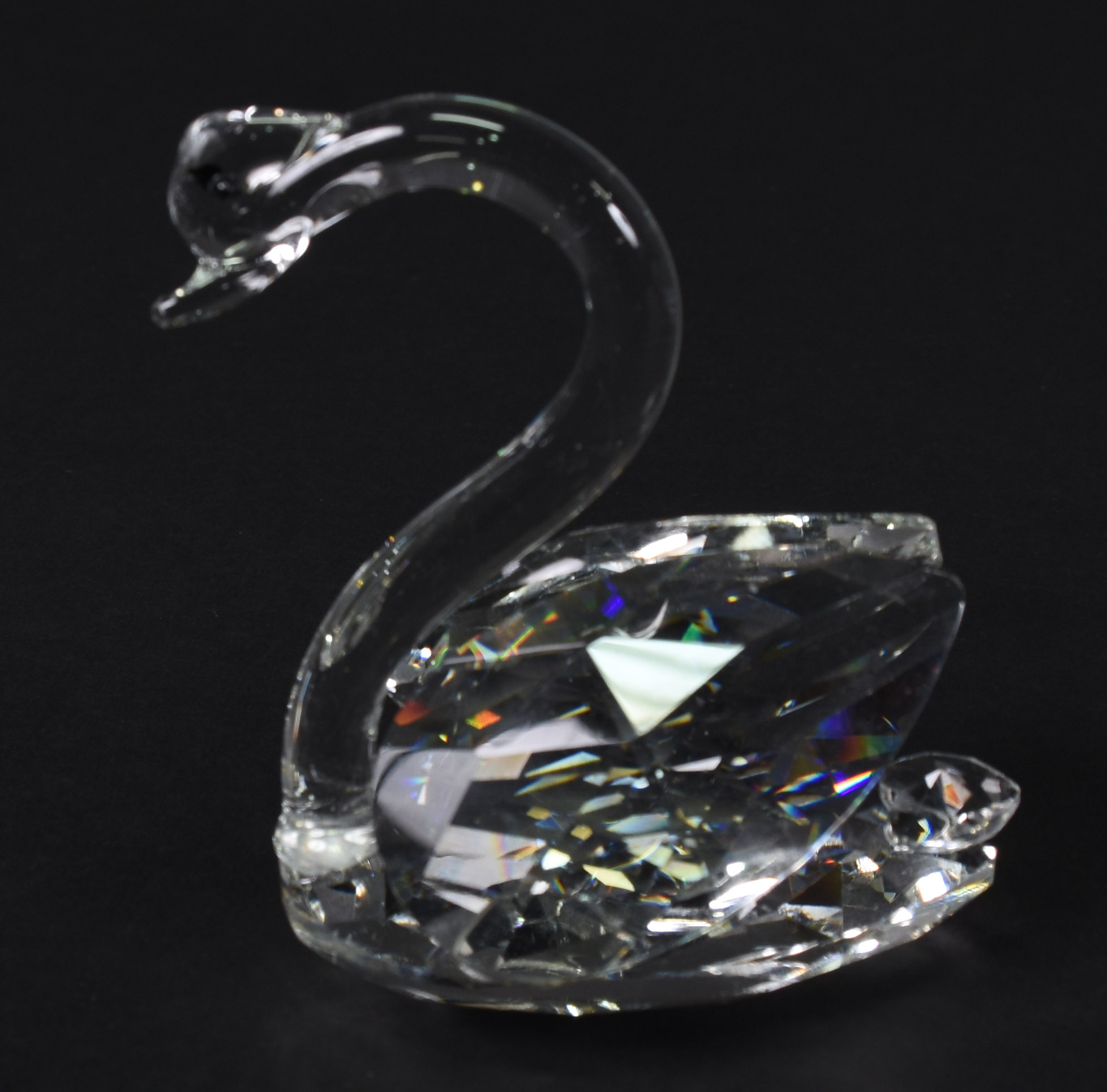 Seis cisnes em cristal, 3 grandes e 3 pequenos . - foto 3 de 3