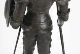 Gilberto Mandarino (1933), Dom Quixote - Escultura em bronze , base de mármore