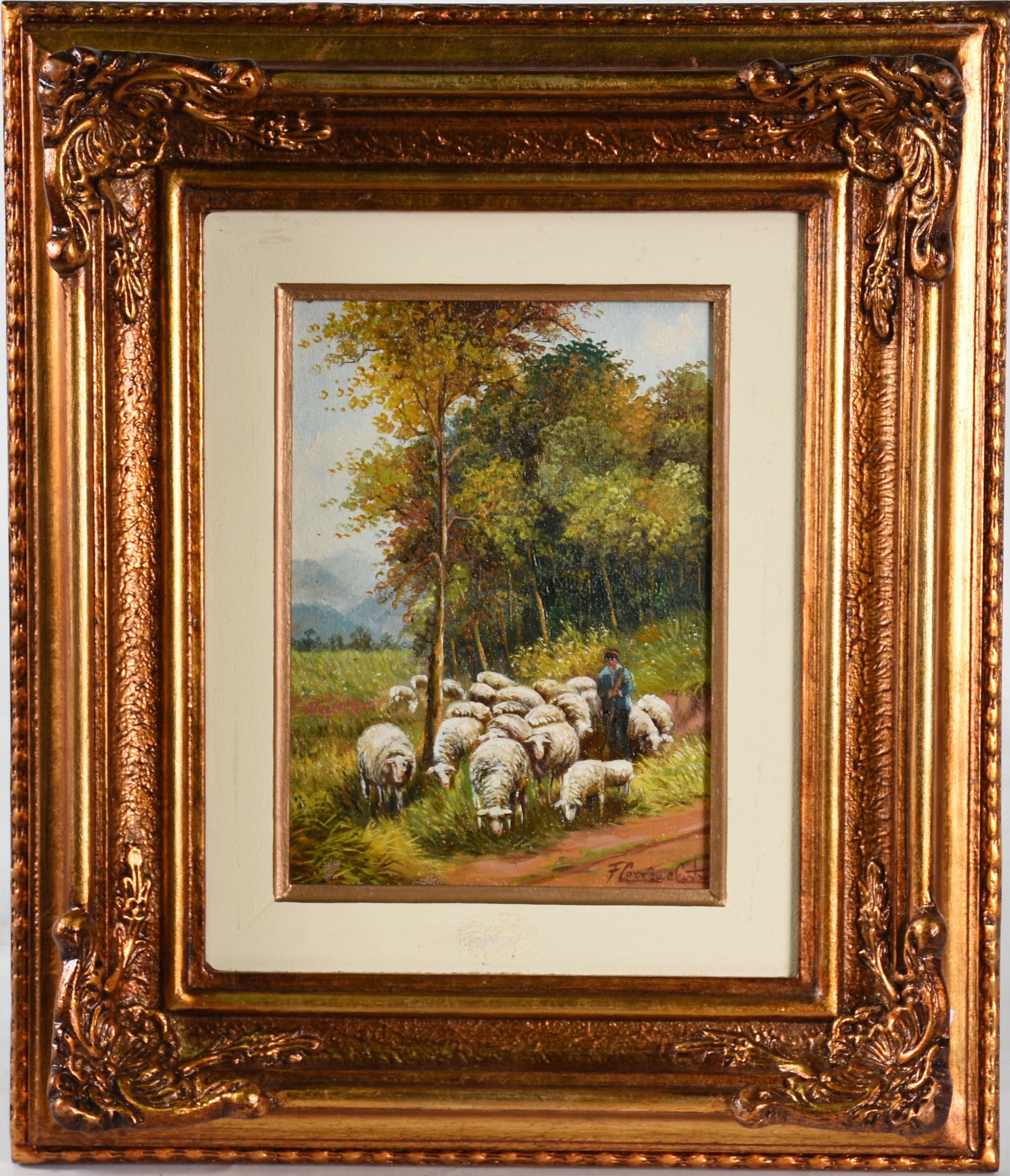 Paisagem  com carneiros - foto 1 de 3