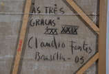 CLAUDIO FONTES - As Três Graças (XXX) - ost - 9... - CLAUDIO FONTES - As Três Graças (XXX) - ost - 90 x 120 - Datado 2003