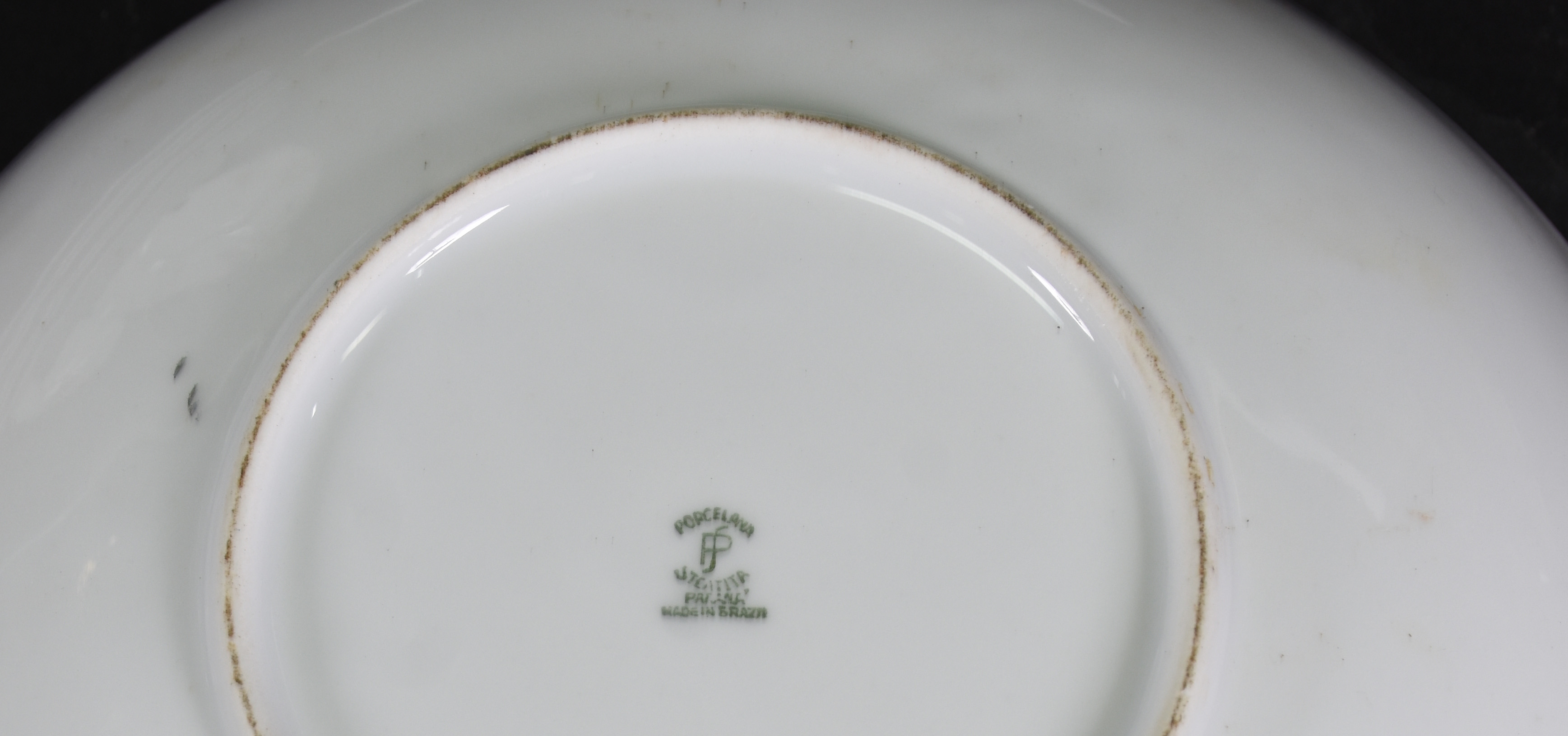 Aparelho de jantar porcelana Steatita , composto de 12 pratos rasos... - foto 3 de 3
