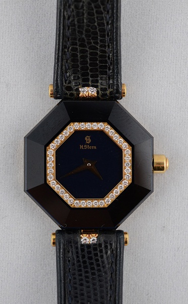 HSTERN - Relógio feminino, a quartz de ouro 18 k na caixa, mostrador... - foto 1 de 5