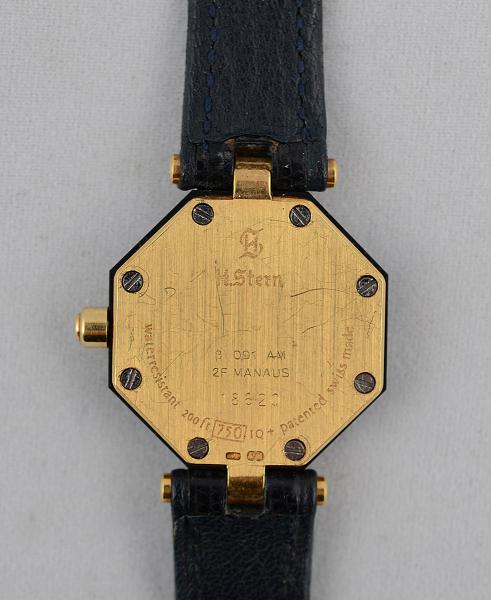 HSTERN - Relógio feminino, a quartz de ouro 18 k na caixa, mostrador... - foto 3 de 5
