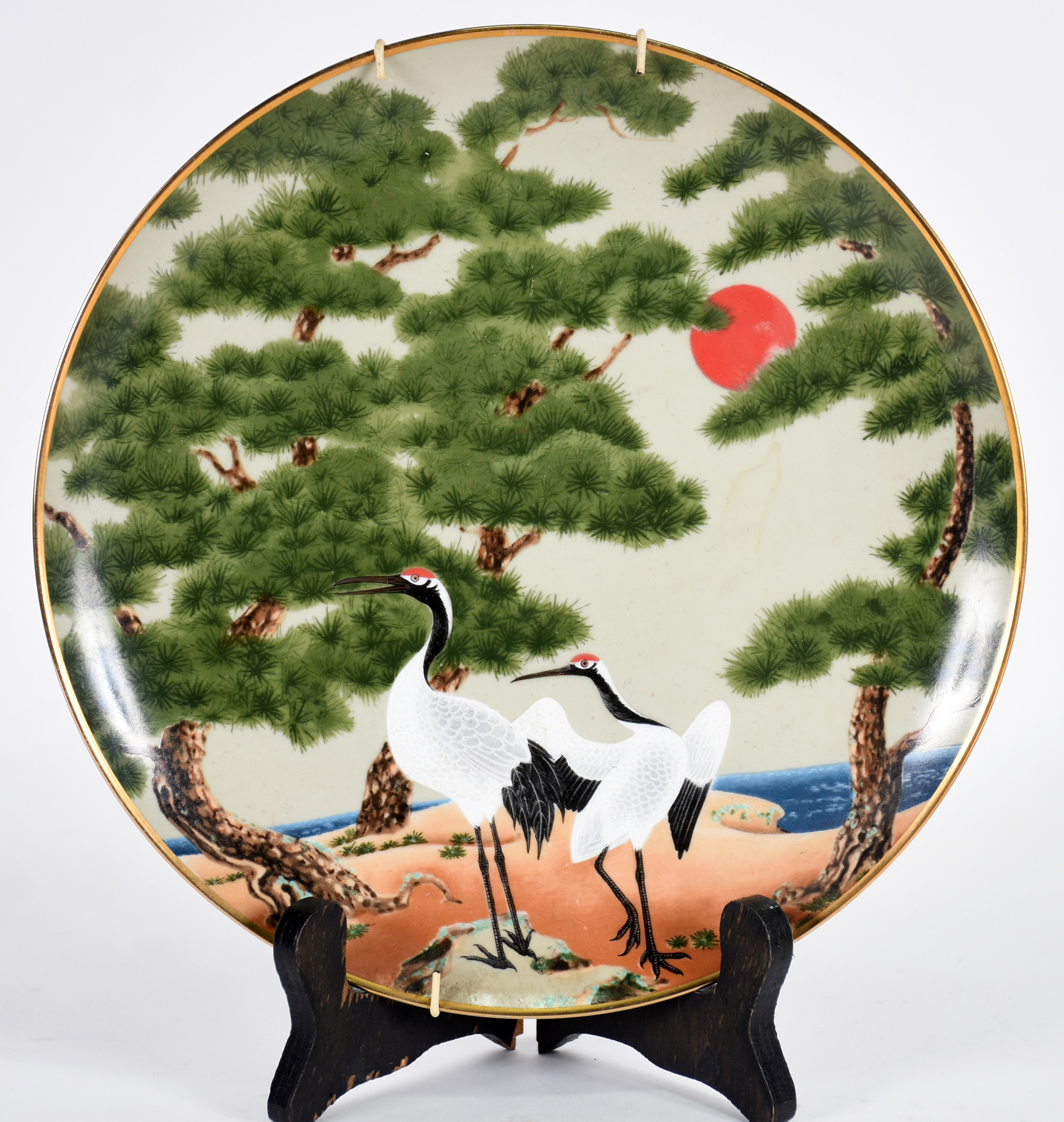 Prato de porcelana japonesa - foto 1 de 2