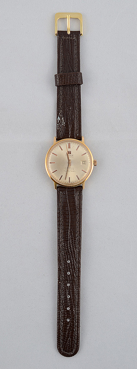 TISSOT - Relógio de ouro amarelo automático e com calendário... - foto 2 de 4
